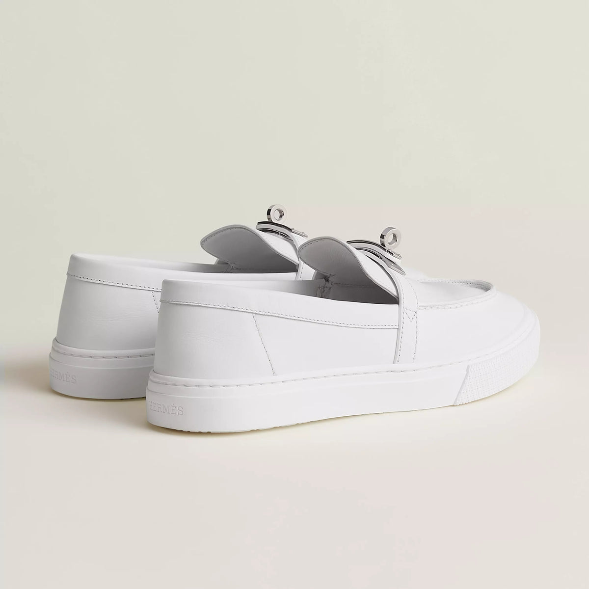 Hermès Game slip-on sneaker 'Blanc'