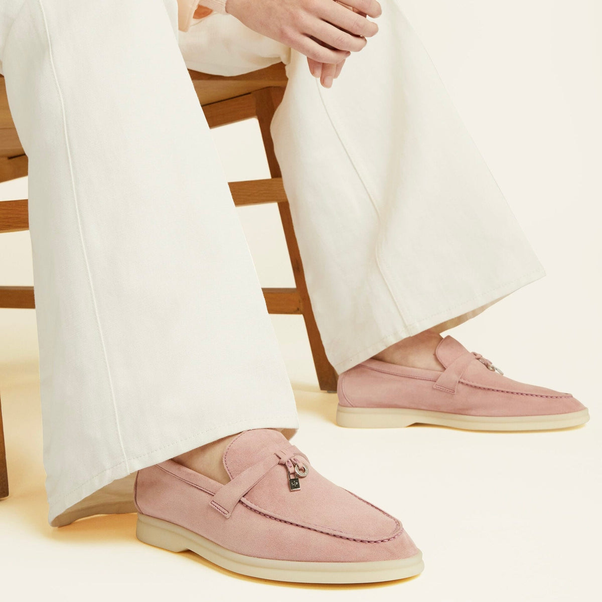Loro Piana Summer Charms Walk Loafer Flowering Cherry (30AT)