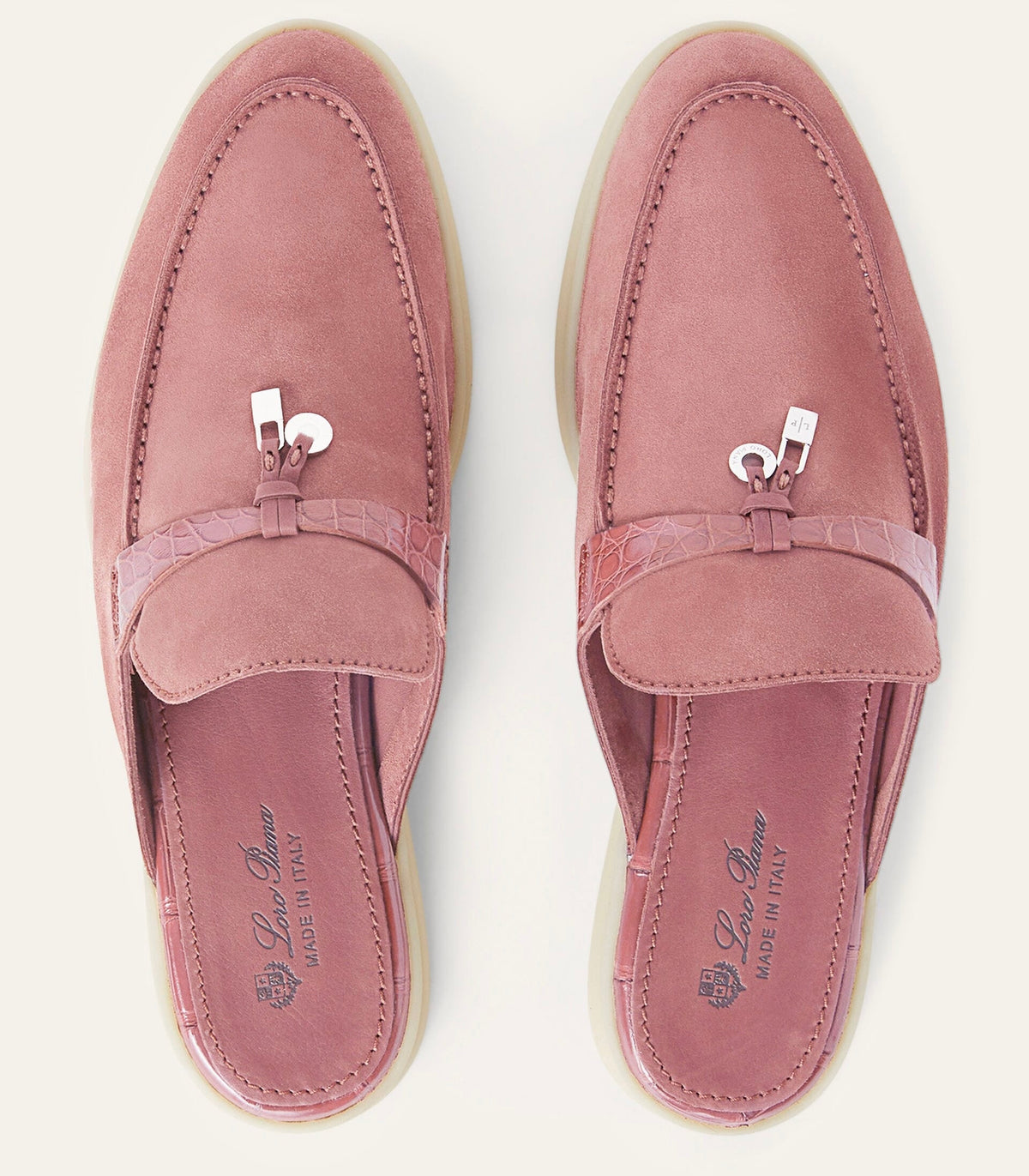 Loro Piana Charms Walk Babouche Loafer 'Noisette Rose' Limited edition
