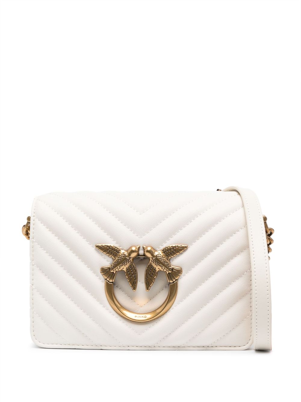 Original Outlet PINKO small shoulder bag Love Bag click chevron