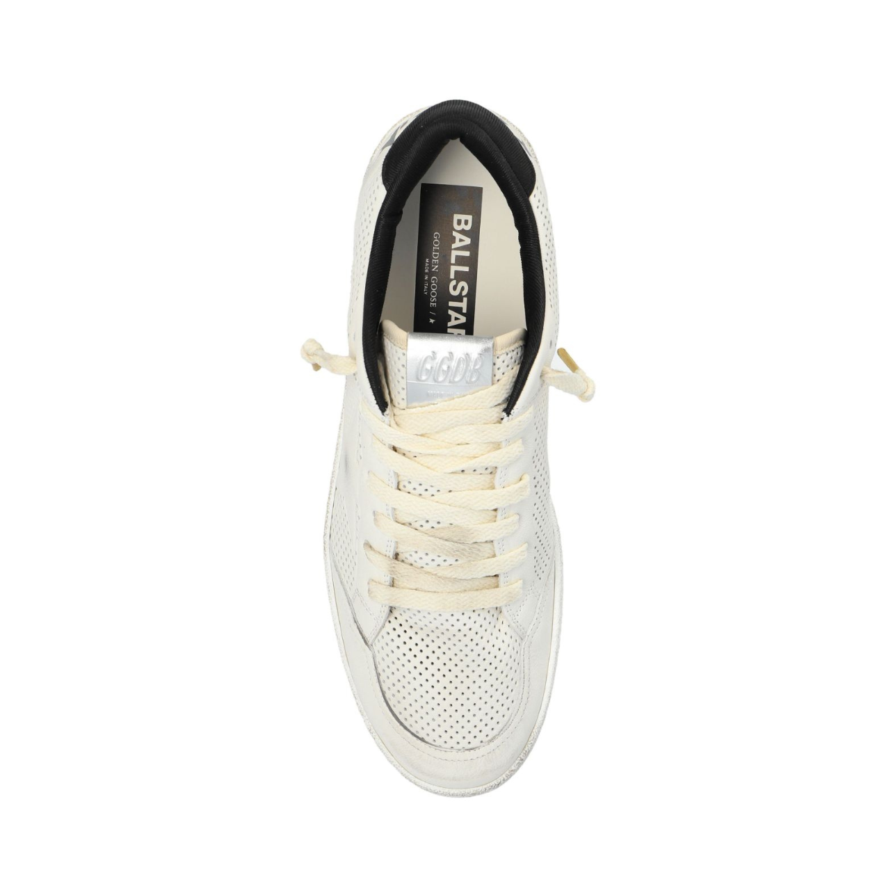 Golden Goose Ball Star Leather Sneakers White