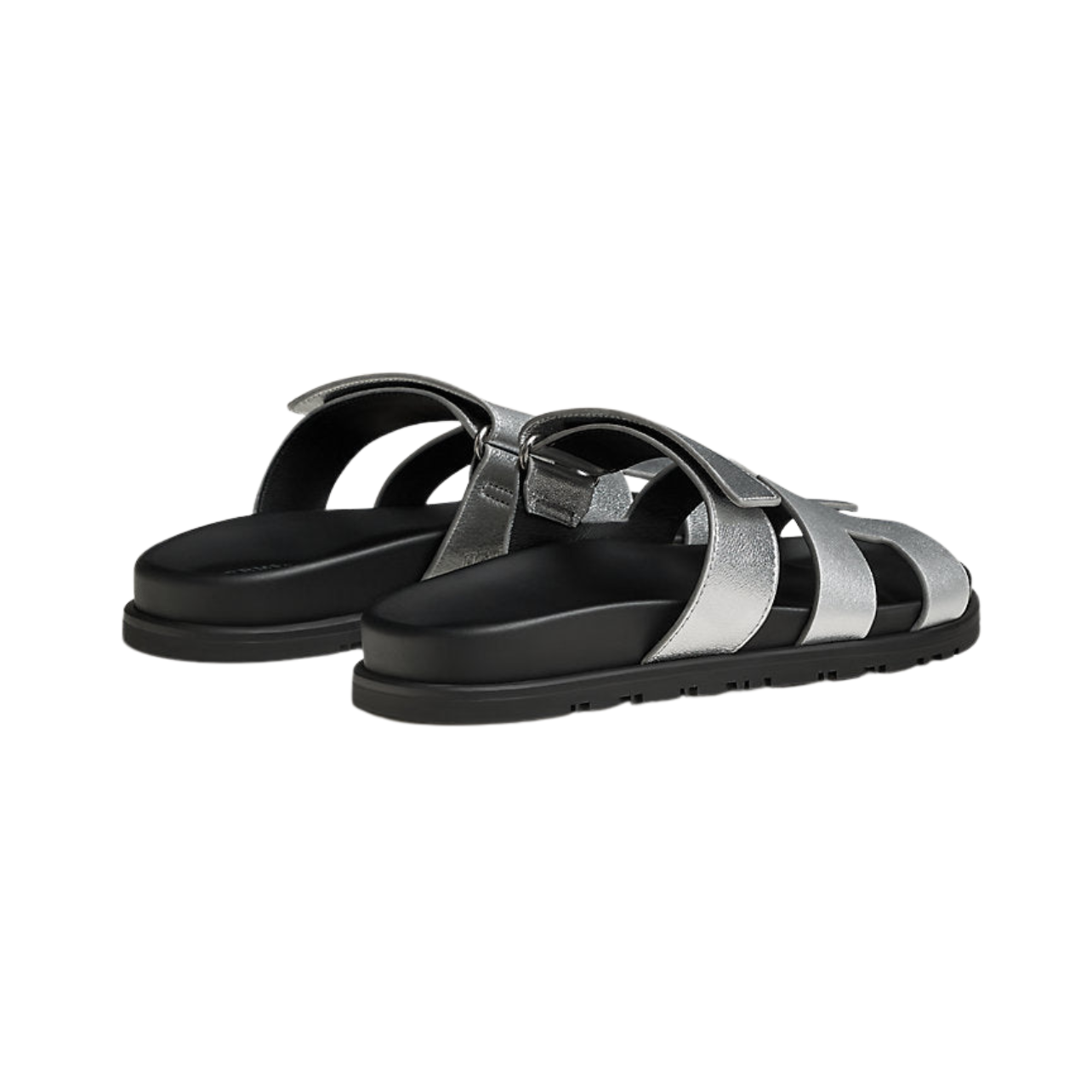 Hermès Chypre Sandals 'Gris Argenté'
