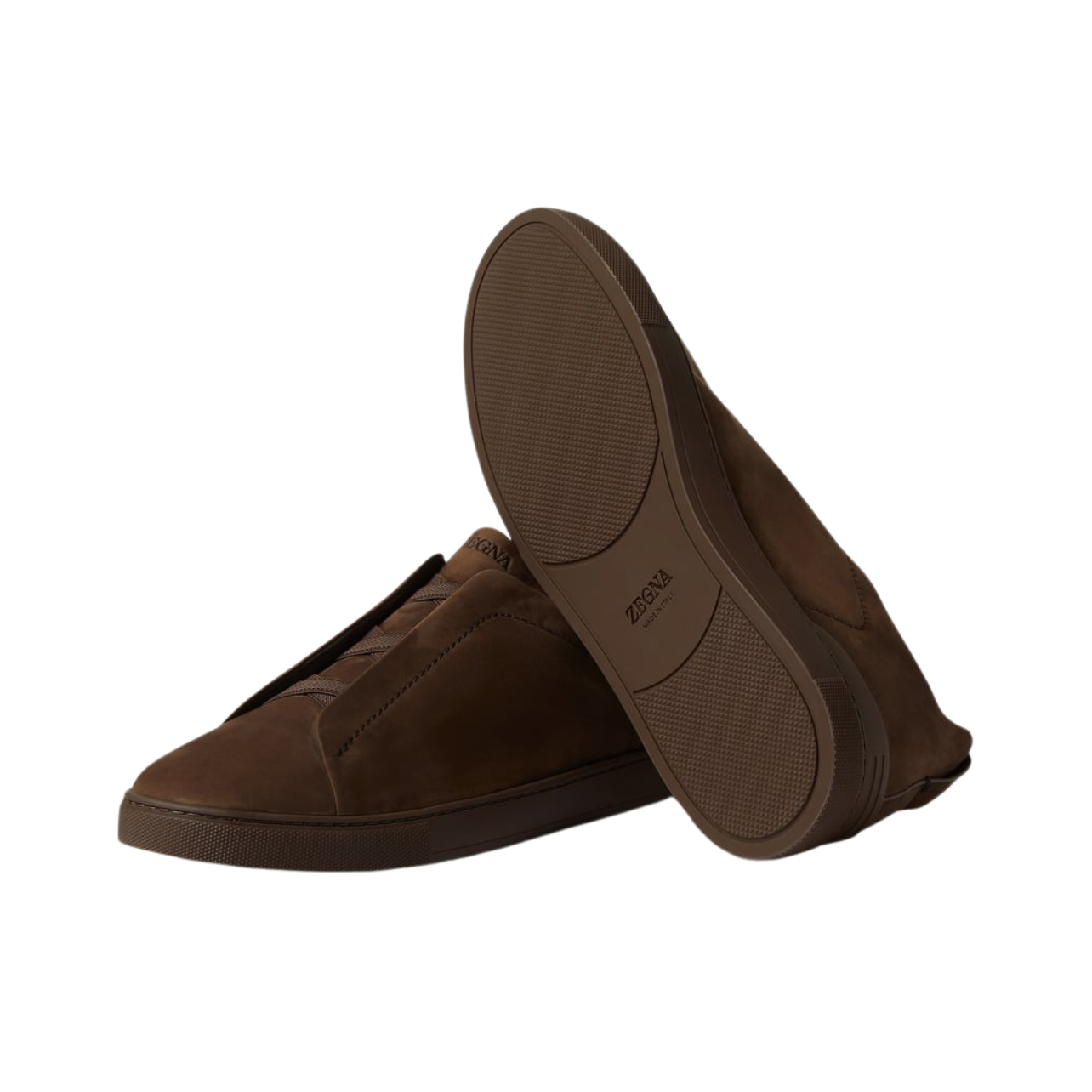 Hermes Taupe Triple Stitch™ SECONDSKIN Sneakers - Dark