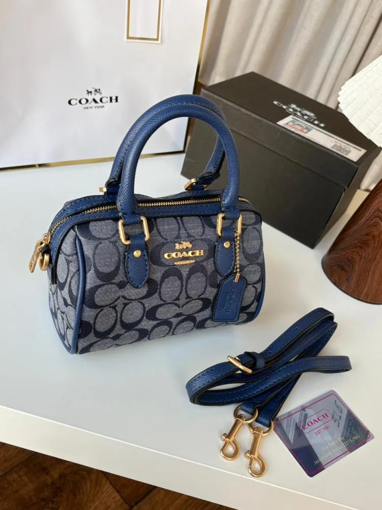 Original Outlet Coach Navy Women Handbag Coach Cy742