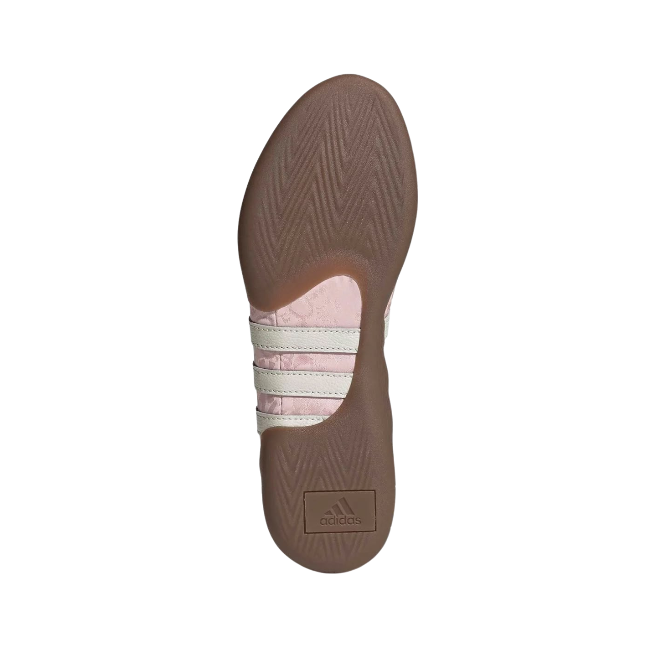 Adidas taekwondo mei satin jacquard sandy pink off white gum sneakers