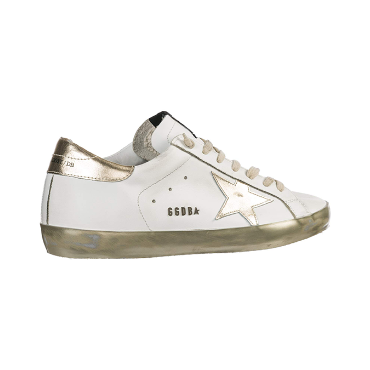 Golden Goose Super-Star sneakers with gold foxing