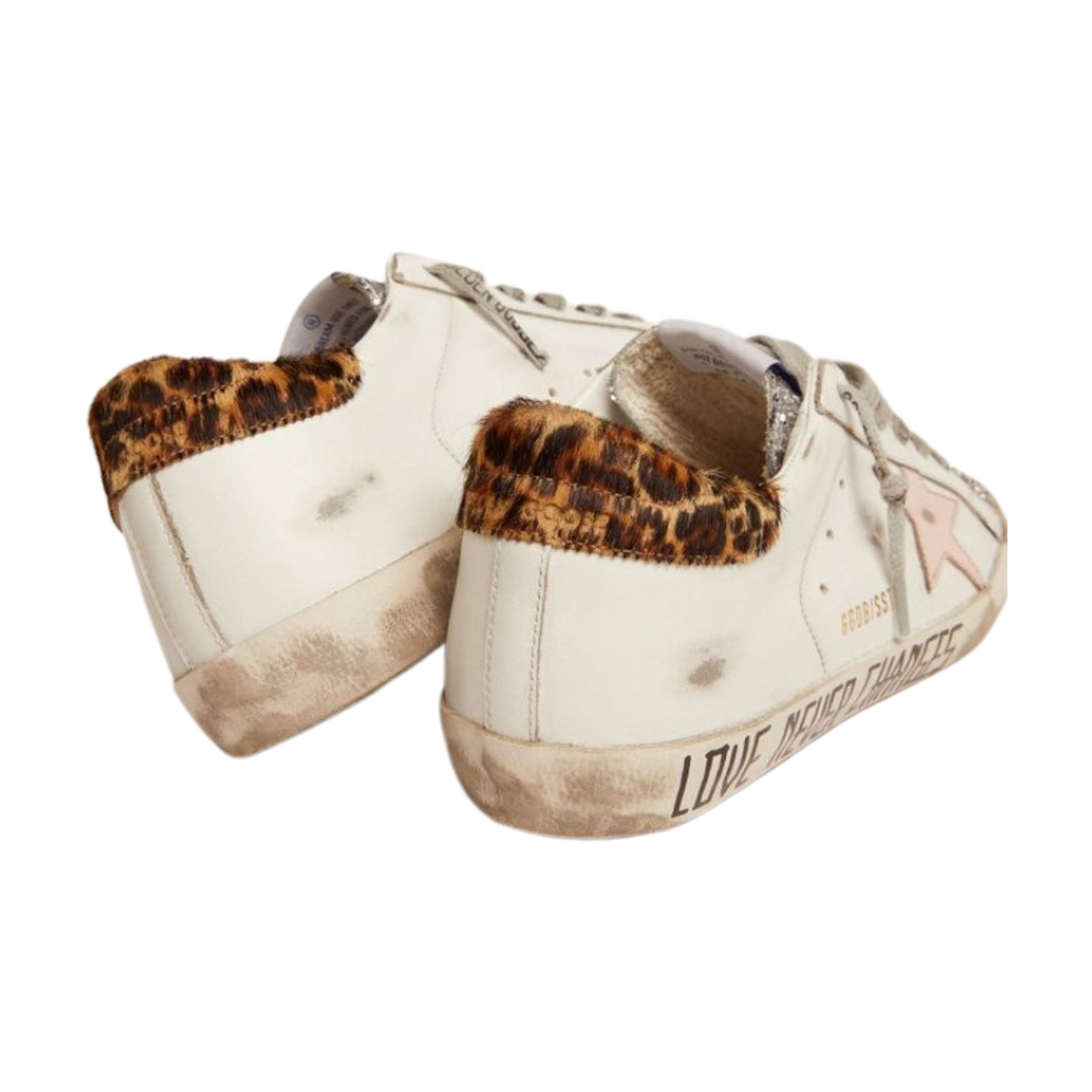 Golden Goose Lace-up flat-bottomed casual round-toed board (Women's)