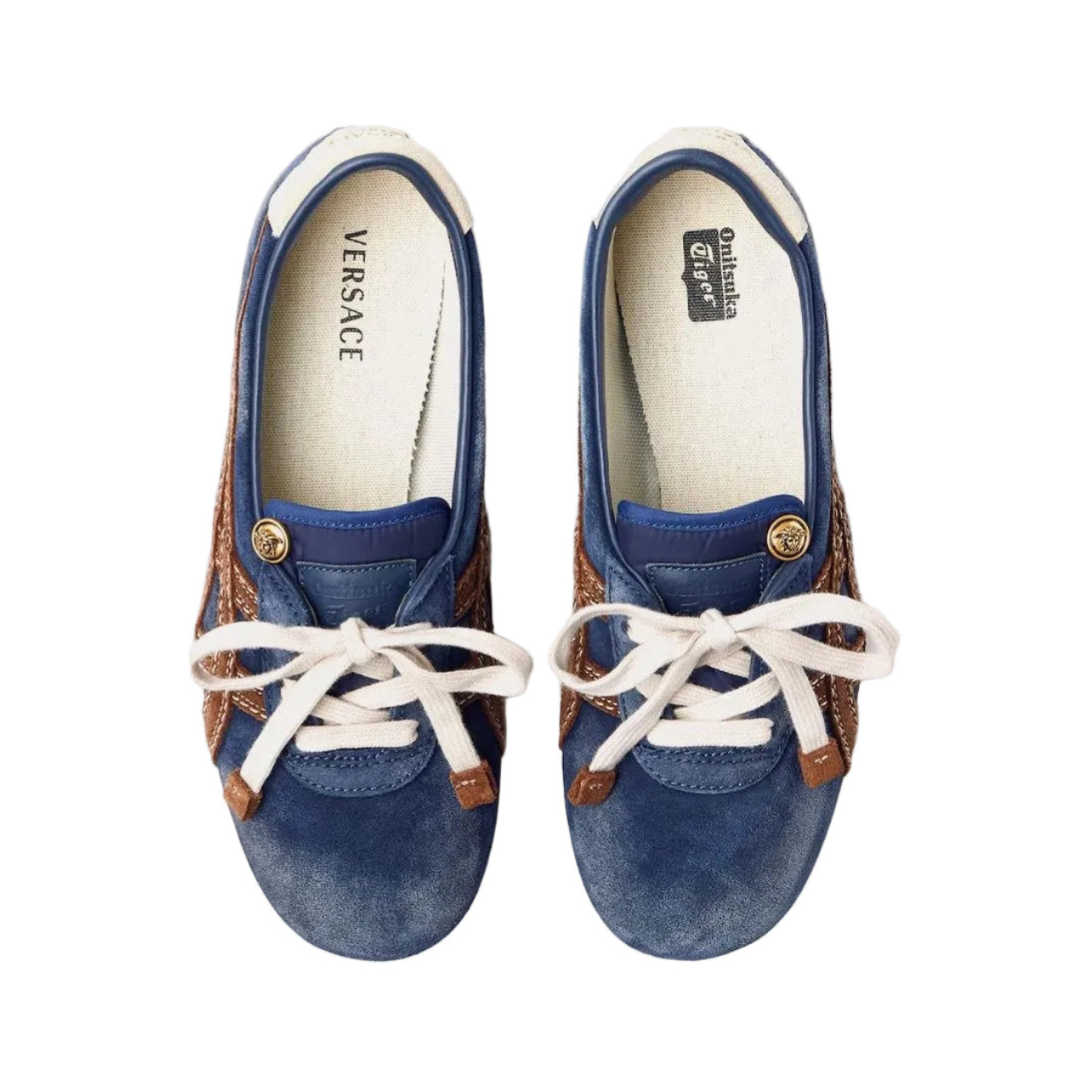 Onitsuka Tiger Tai Chi Sakura Nappa Versace Blue Brown