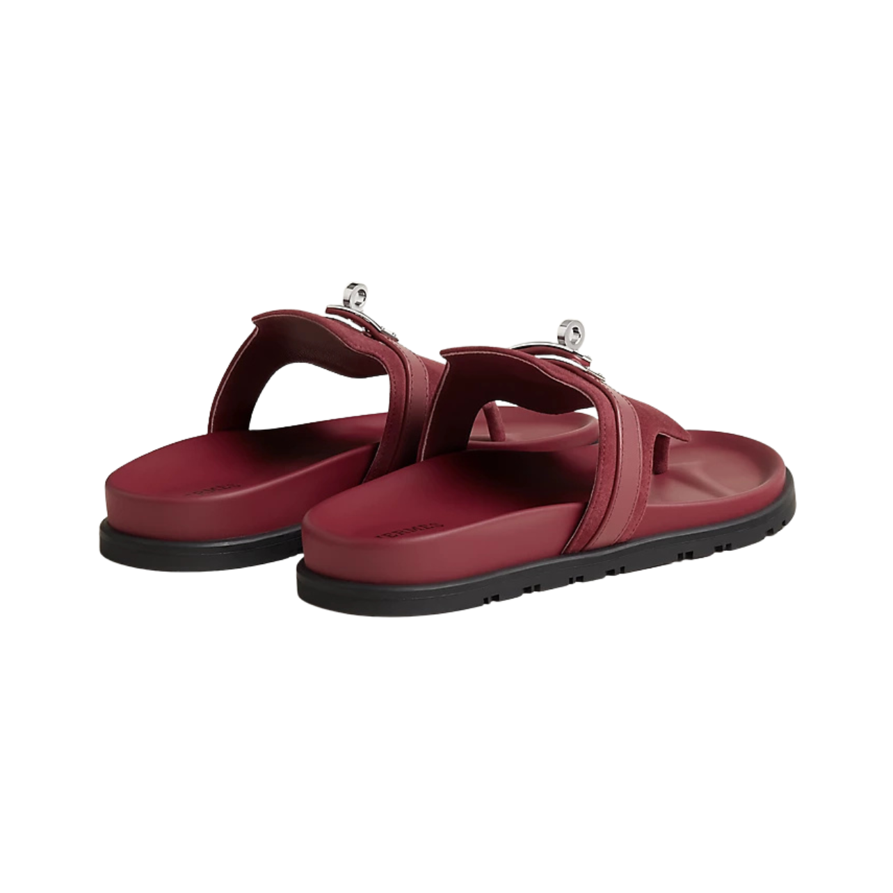 Hermès Empire Sandal - Rose /Lie de Vin