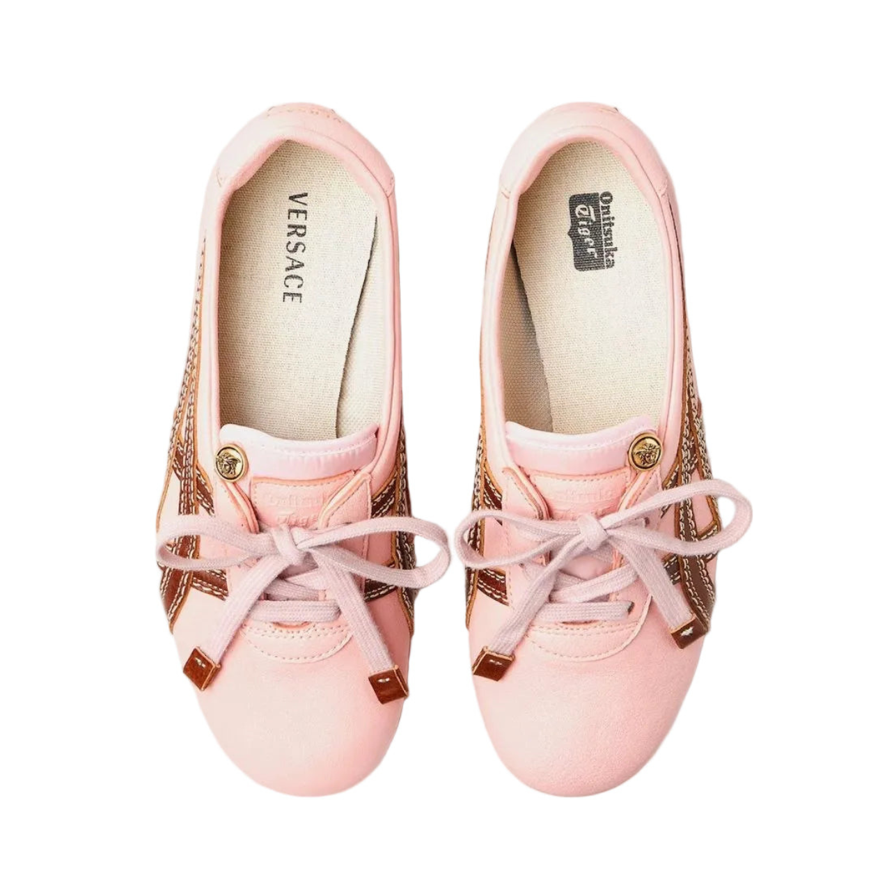 Onitsuka Tiger Tai Chi Sakura Nappa Versace Pink Brown