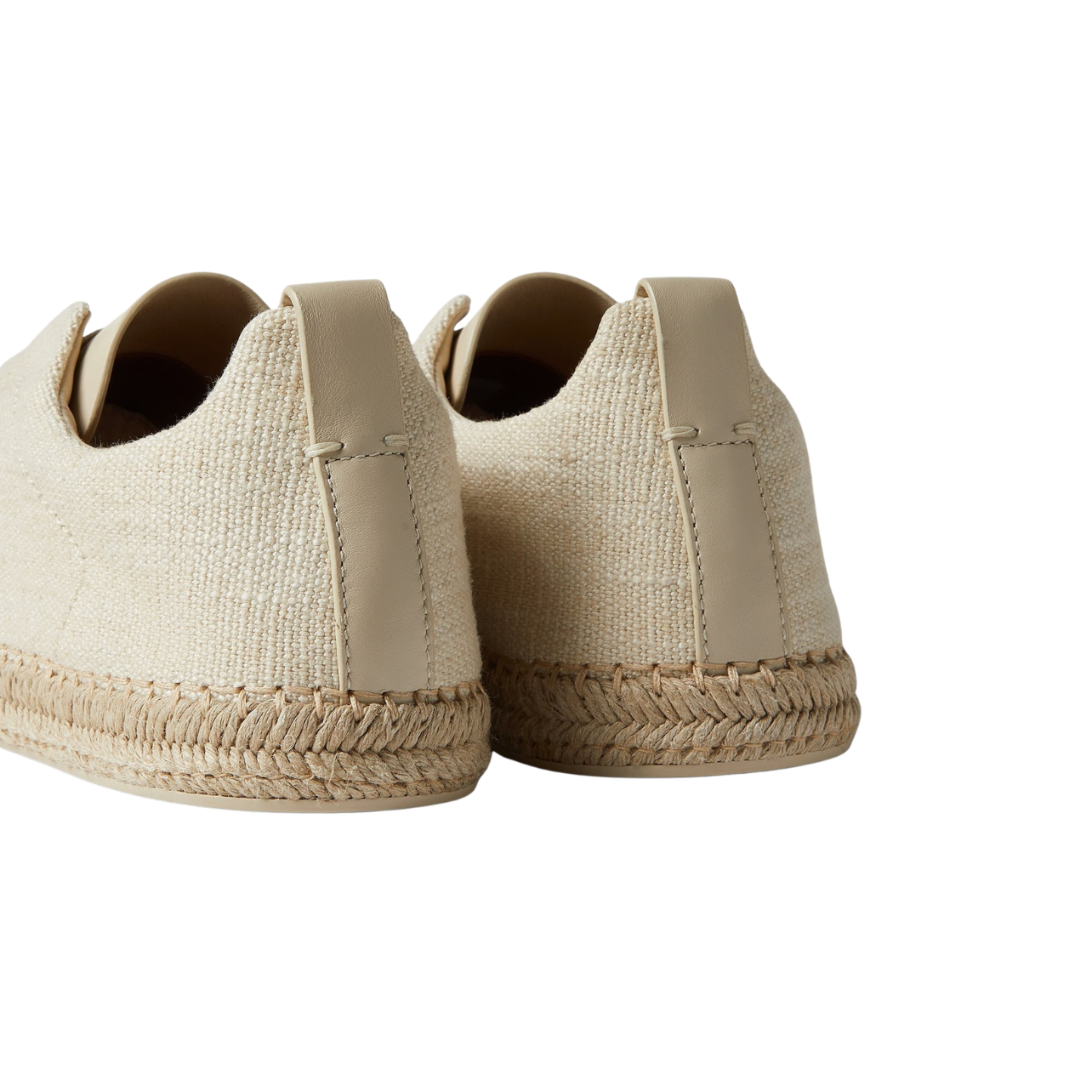 Hermes Triple Stitch™ Espadrilles - Off White Linen Blend and Leather