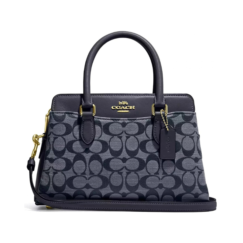 Original Outlet Coach Mini Darcie Carryall In Signature Chambray