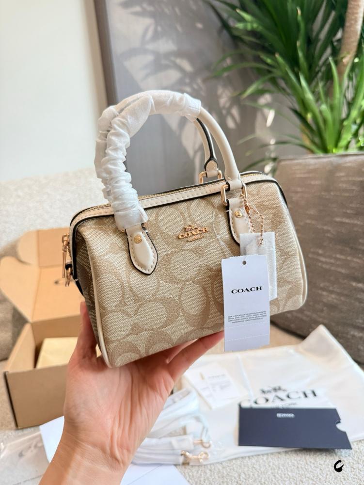 Original Outlet Coach Gold Sand Chalk Women Handbag