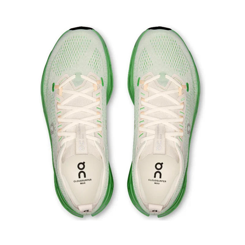 On Running Cloudsurfer max mens ivory honeydew