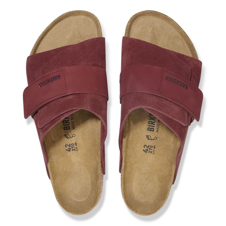 Birkenstock Kyoto Nubuck Leather/Suede - Zinfandel