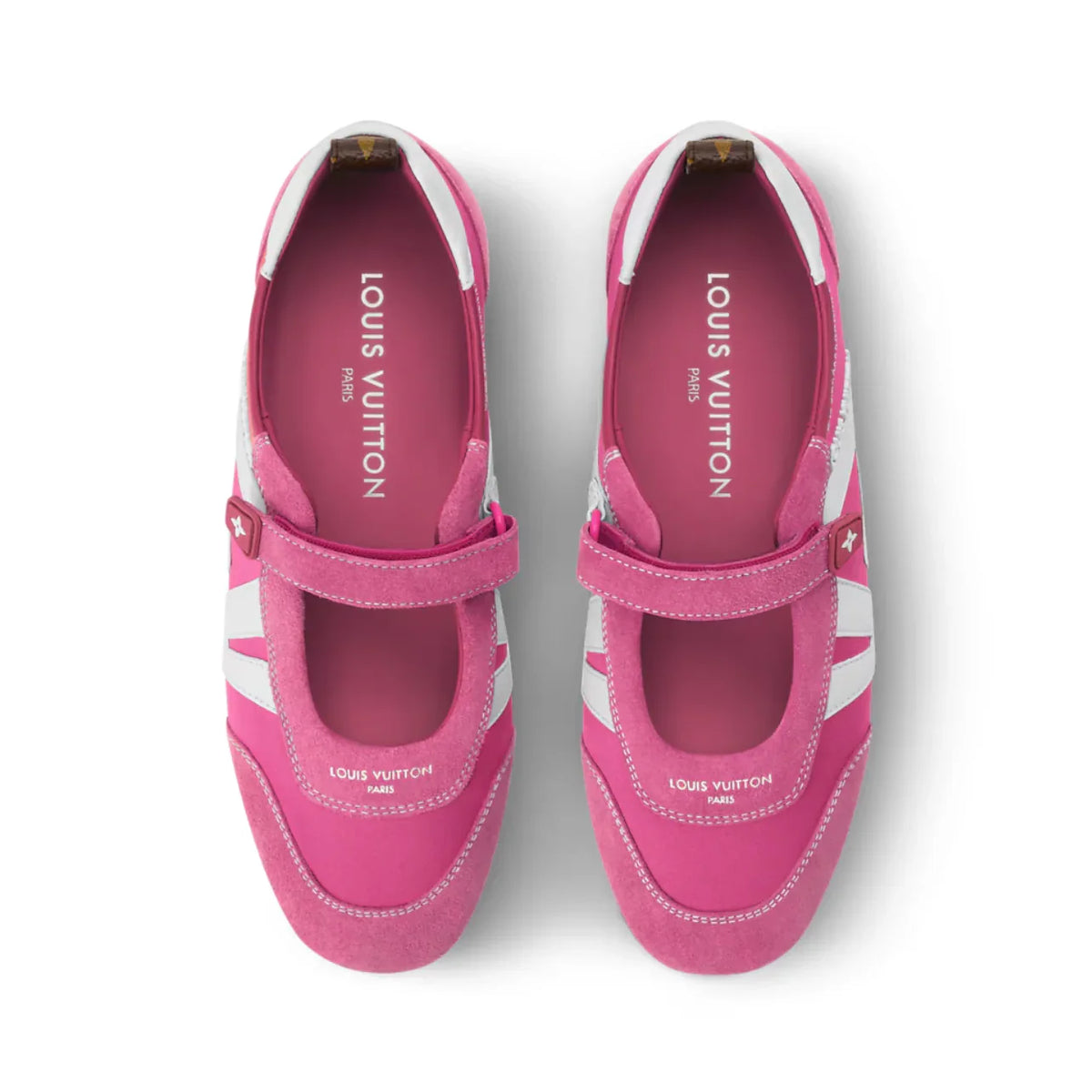 Louis Vuitton Sneakerina Mary Jane Rose