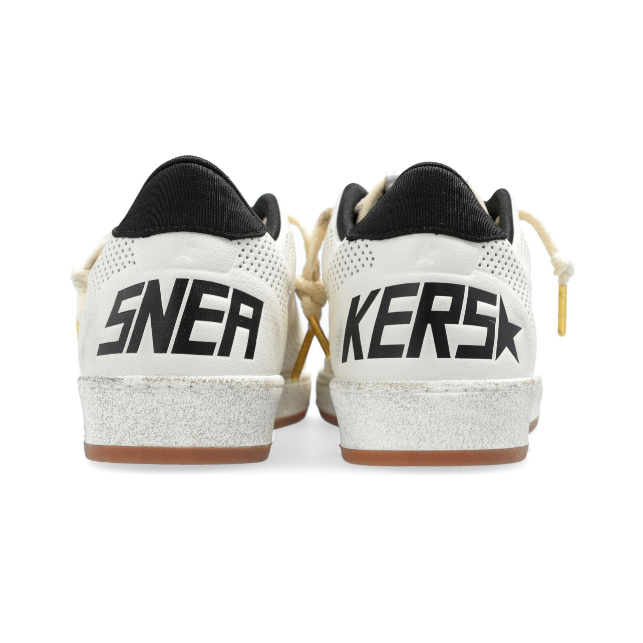 Golden Goose Ball Star Leather Sneakers White
