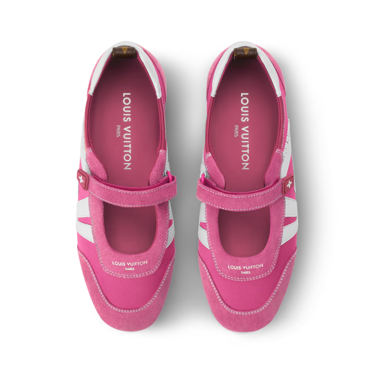 Louis Vuitton Sneakerina Mary Jane Rose