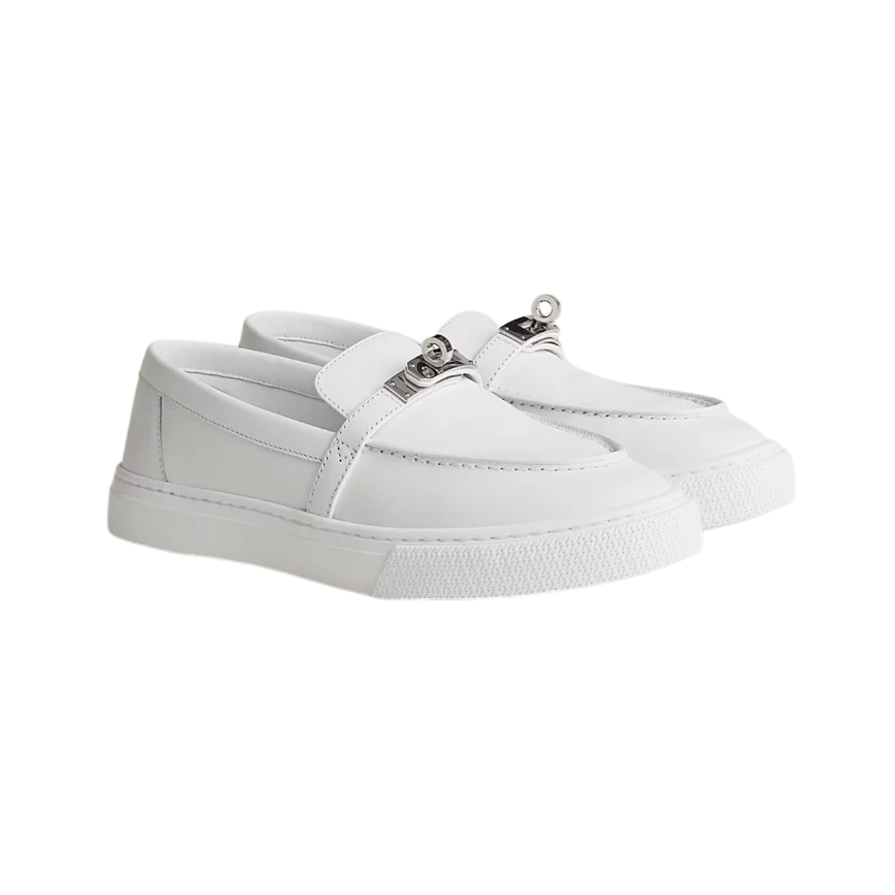 Hermes Game Slip on Sneaker - White