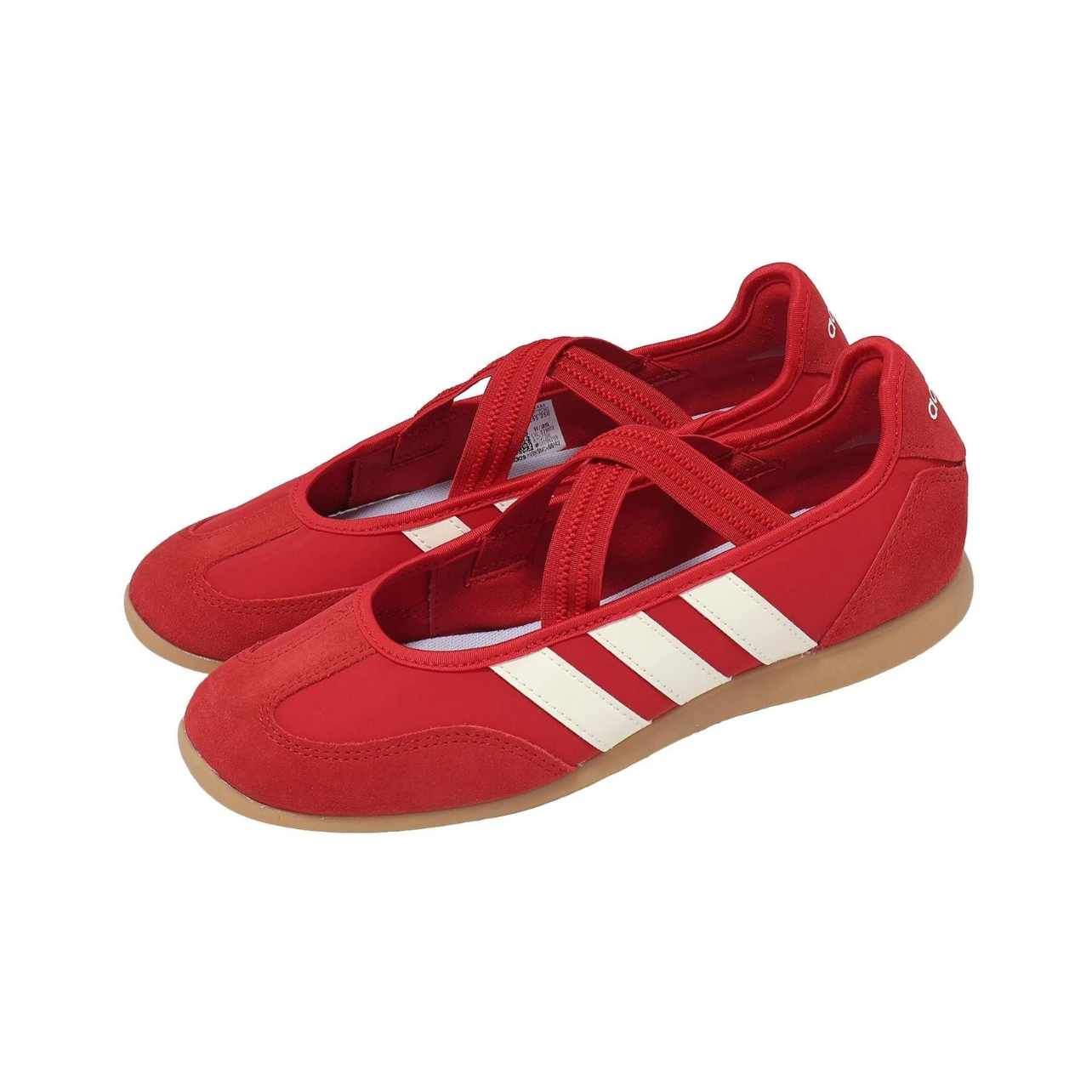 Adidas Barreda Mary Jane Better Scarlet Off White ballet falts