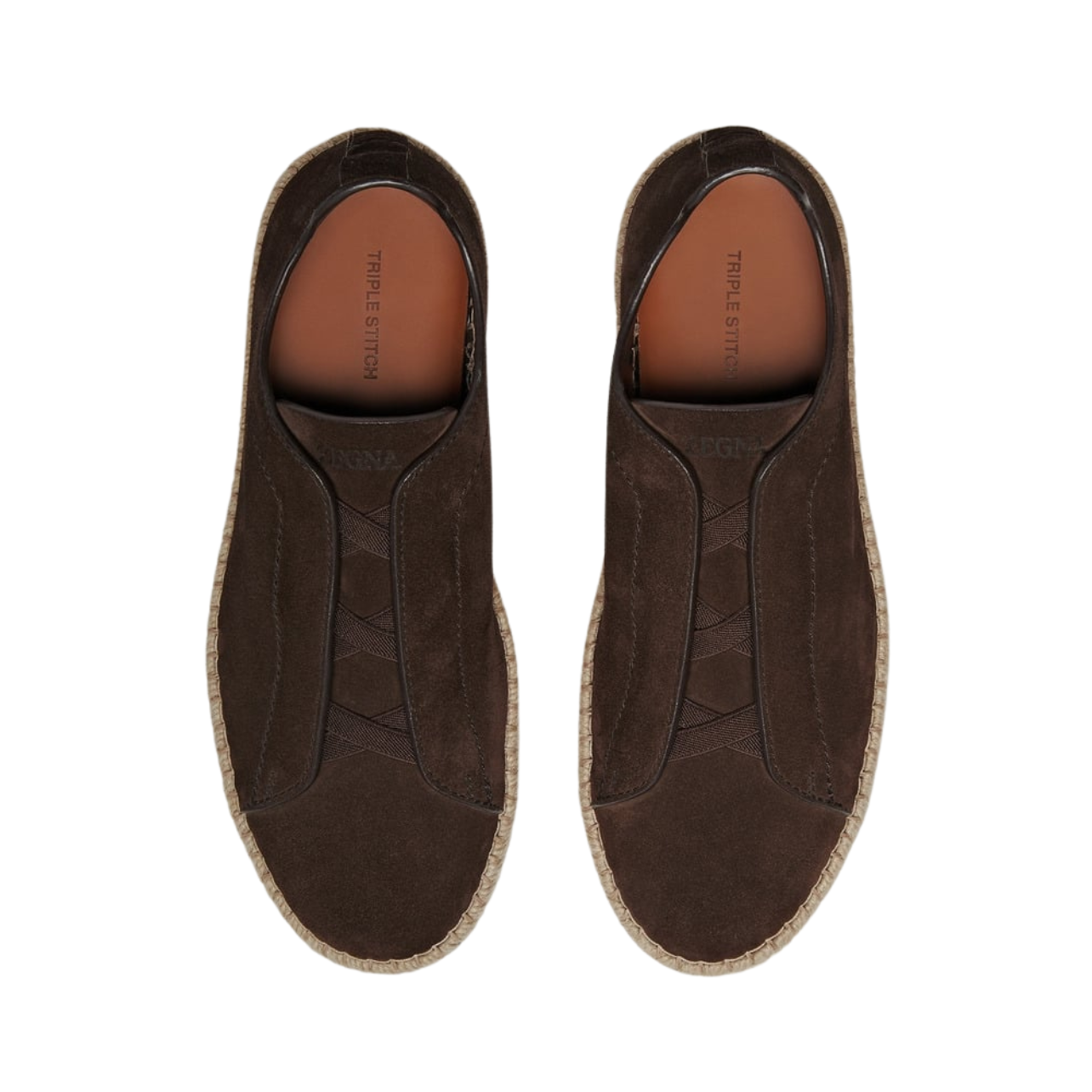 Hermes Triple Stitch™ Espadrilles - Dark Brown Suede
