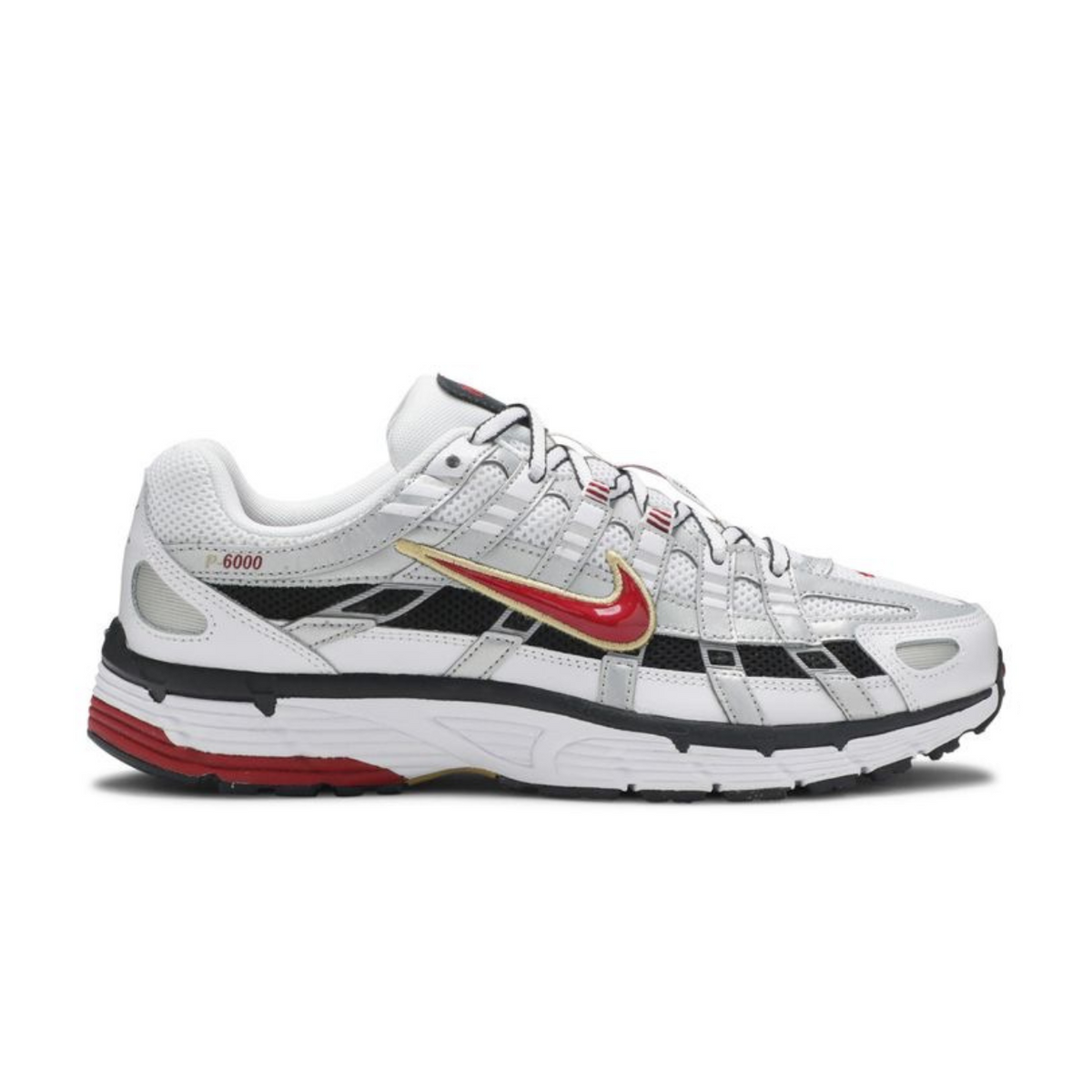 Nike P-6000 'Metallic Silver Red'