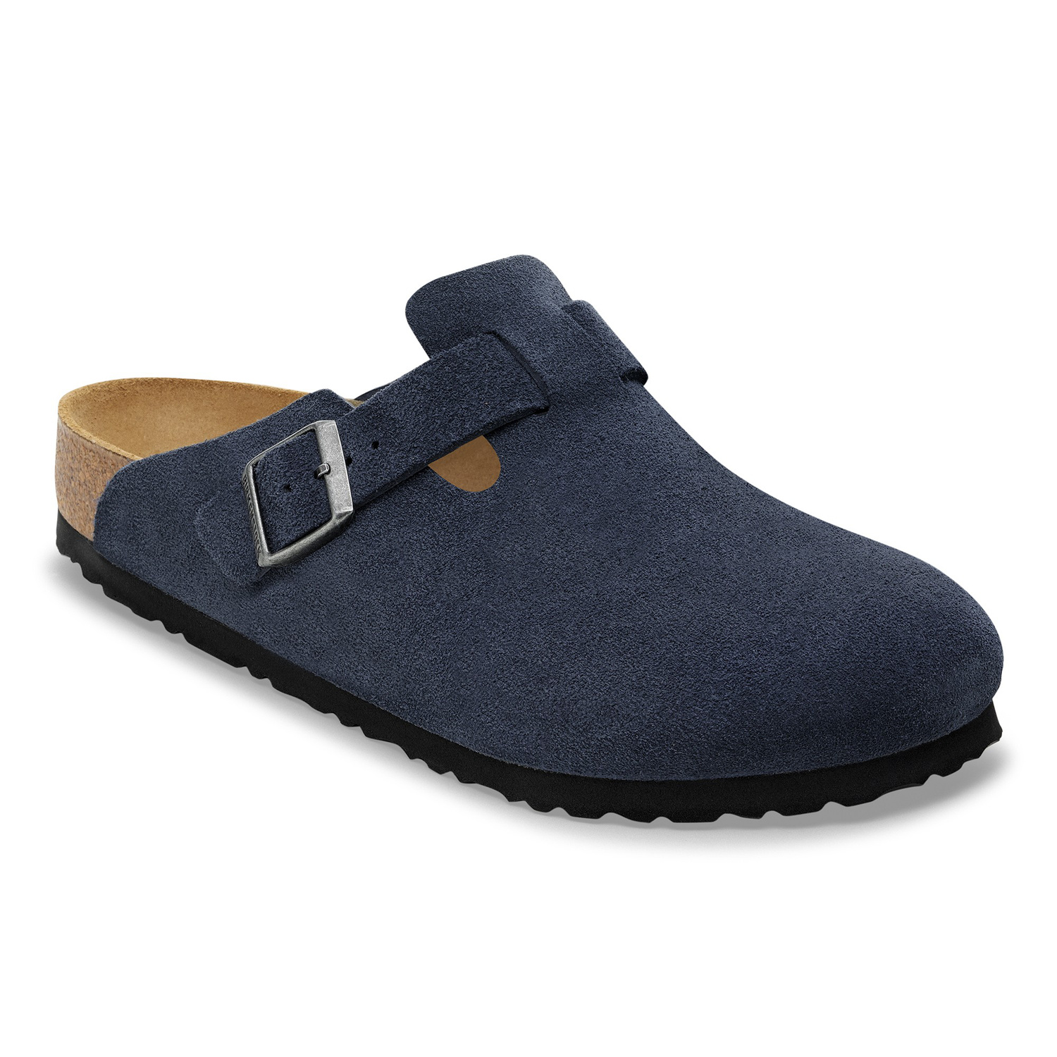 Birkenstock Boston Suede Leather "New Navy"