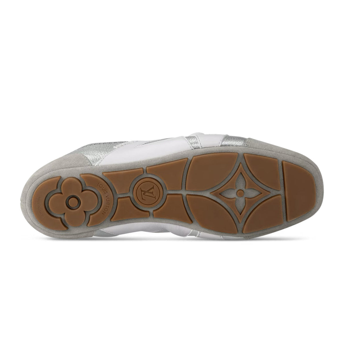 Louis Vuitton LV Sneakerina Metallic grained calf leather