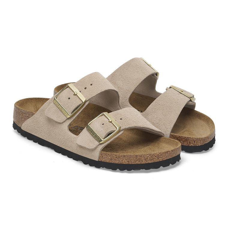 Birkenstock Arizona Suede Leather - Sandcastle