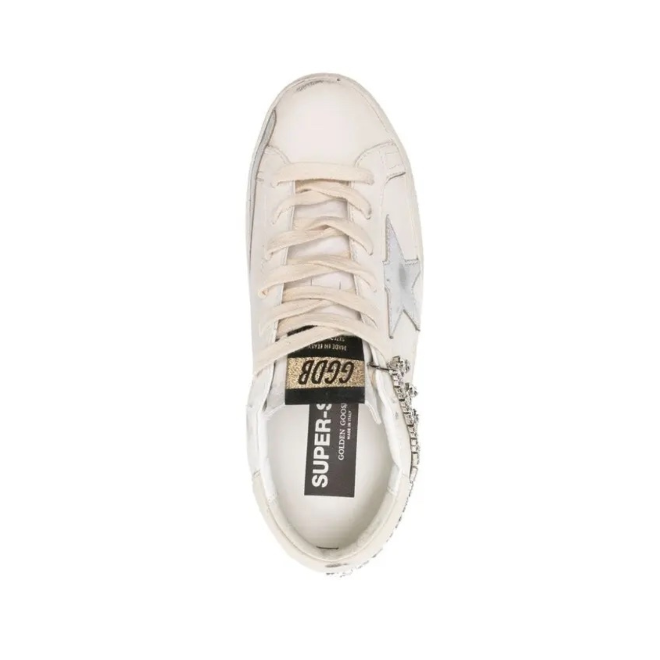 Golden Goose Super-Star Crystal Embellished Sneakers