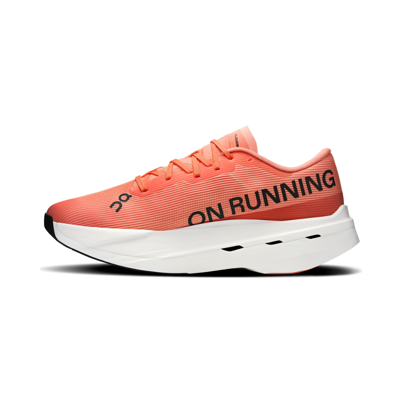 On Cloudboom Strike Orange white