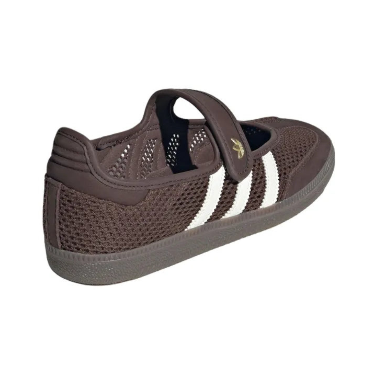 Adidas Samba Jane Mary Jane Shoes Brown Jade White