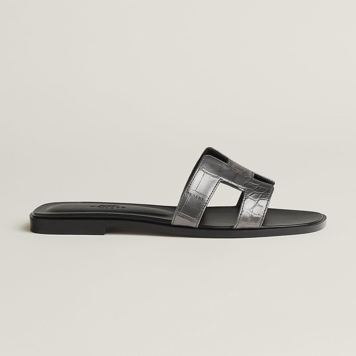 Hermès Oran sandal 'Gris Argenté'