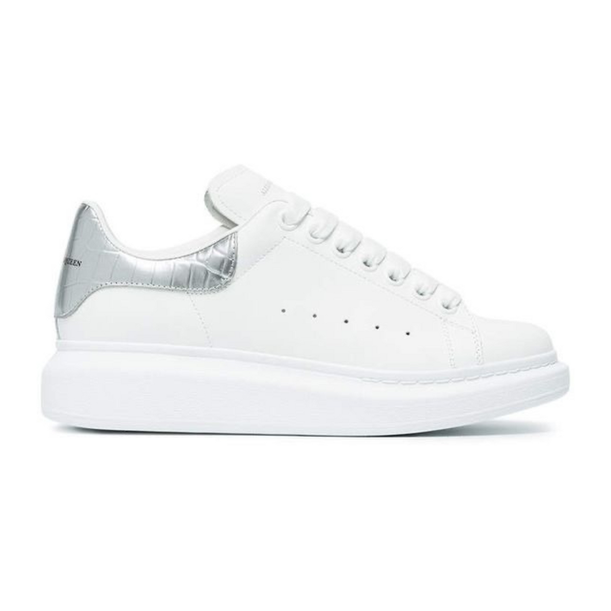 Alexander McQueen Oversized Sneaker 'White Sliver'