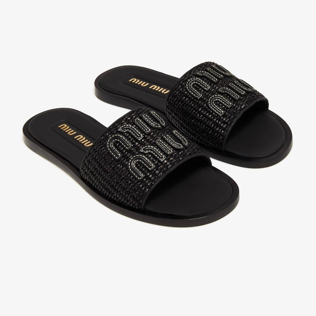 Miu Miu Wmns Slide 'Black Brandy'