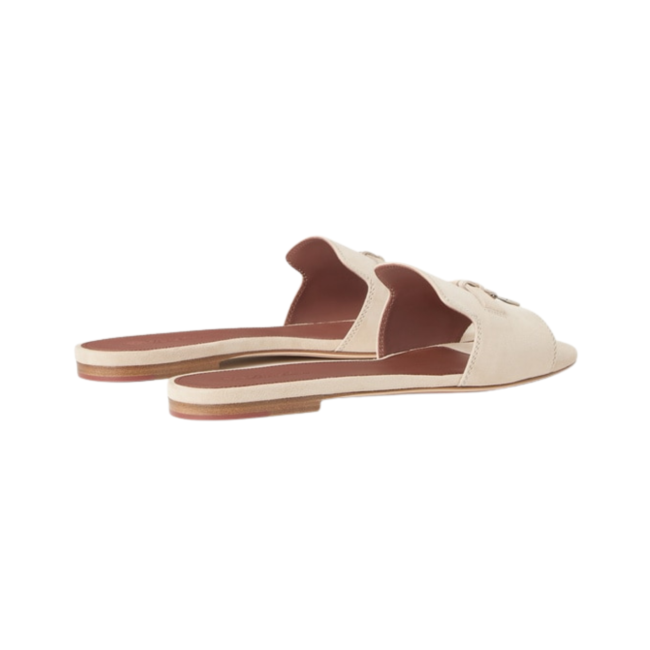 Loro piana summer charms sandal raw cashmere