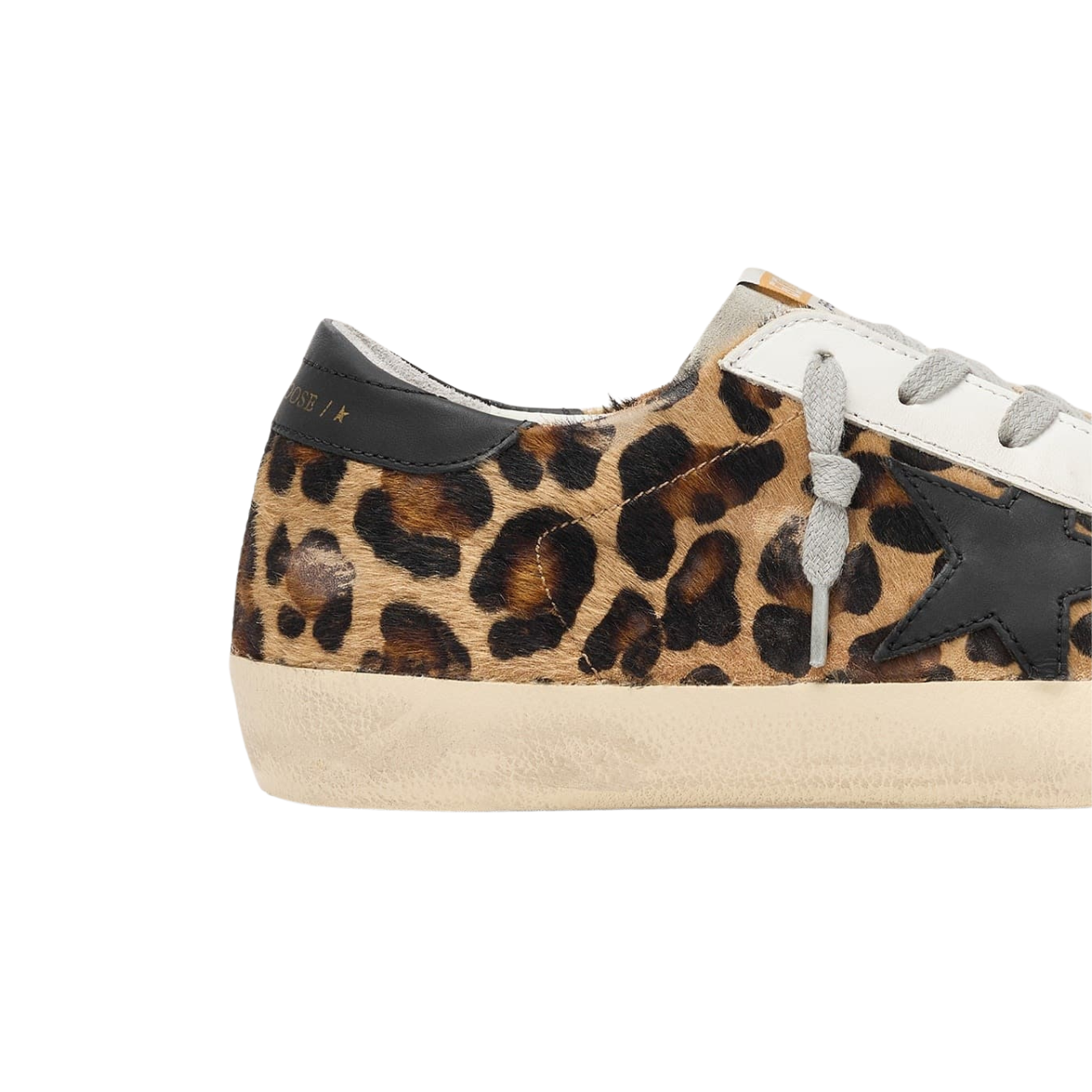 Golden Goose Super-Star Leopard Print Leather