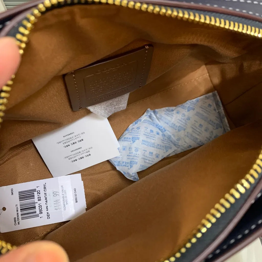 Original Outlet Coach Mini Darcie Carryall In Signature Chambray