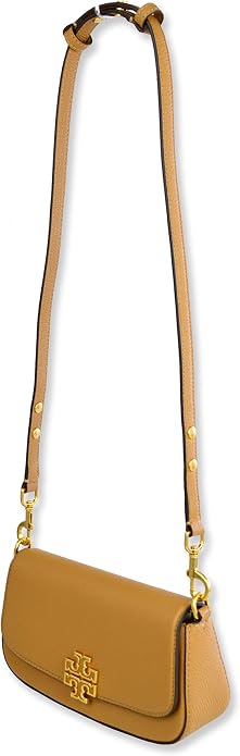 Original Outlet Tory Burch Britten Convertible Crossbody Bag with Gold Hardware