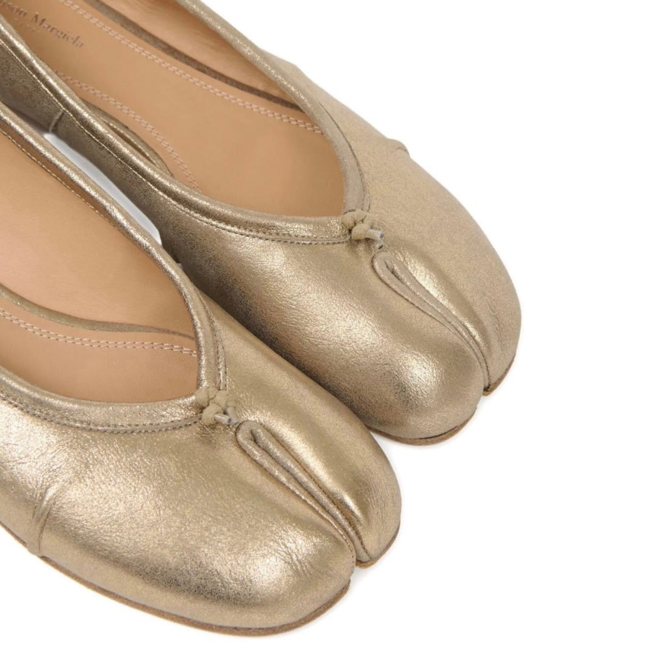 Maison Margiela Tabi Ballerina Cream Gold