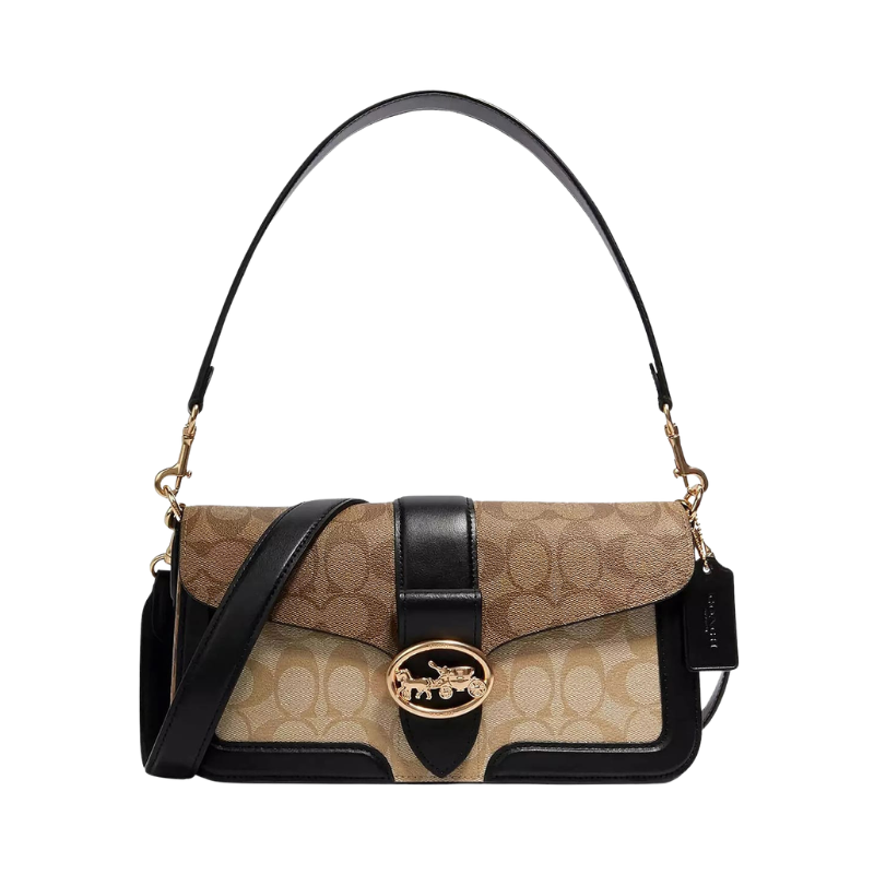 Original Outlet Coach Black Women Shoulder Bag 5509 IMRKY