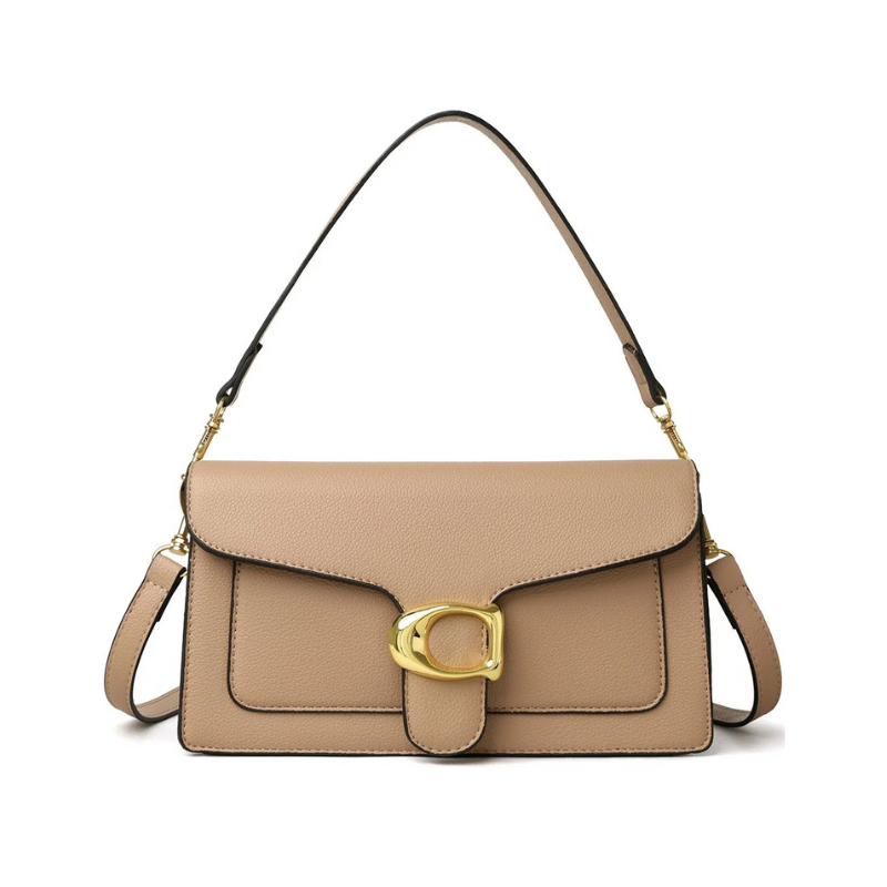 Original Outlet Coach shoulder bag – biscuit
