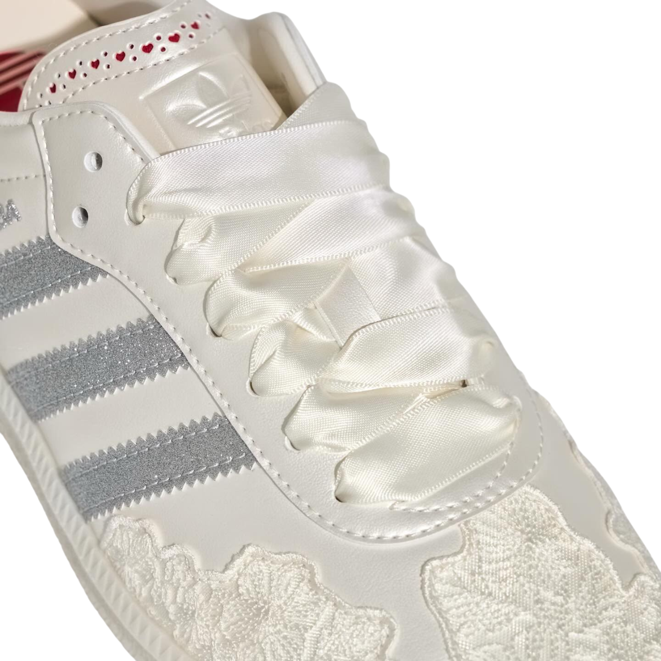 Adidas samba og chalk white silver metallic sneakers