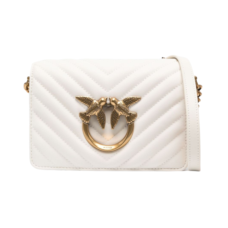 Original Outlet PINKO small shoulder bag Love Bag click chevron