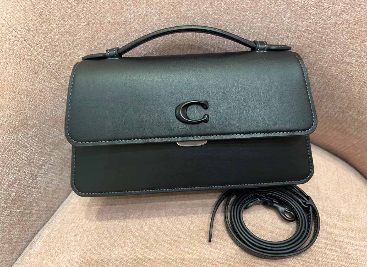 Original Outlet Coach Black Women Shoulder bag