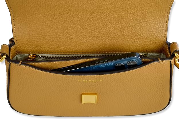 Original Outlet Tory Burch Britten Convertible Crossbody Bag with Gold Hardware