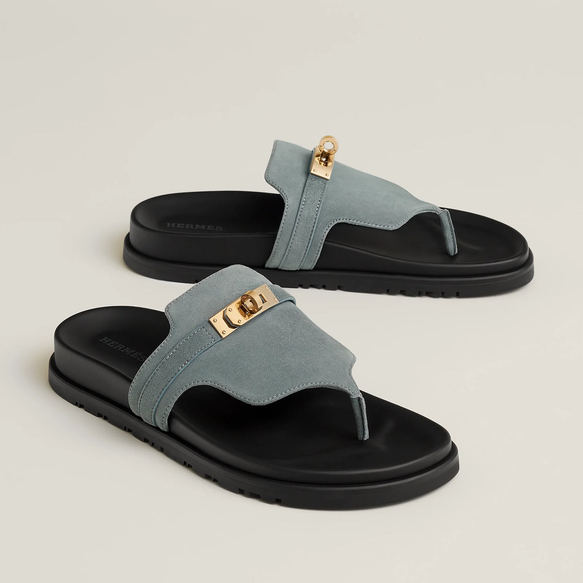 Hermès Empire sandal 'Vert Cèdre'