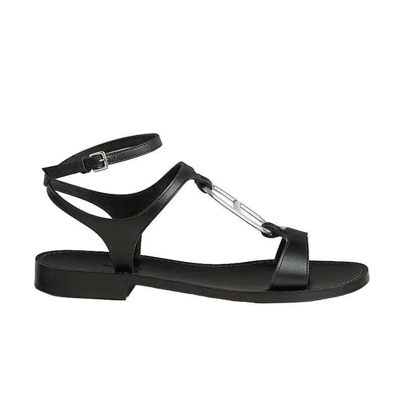 Hermès Marinella sandal 'Noir'