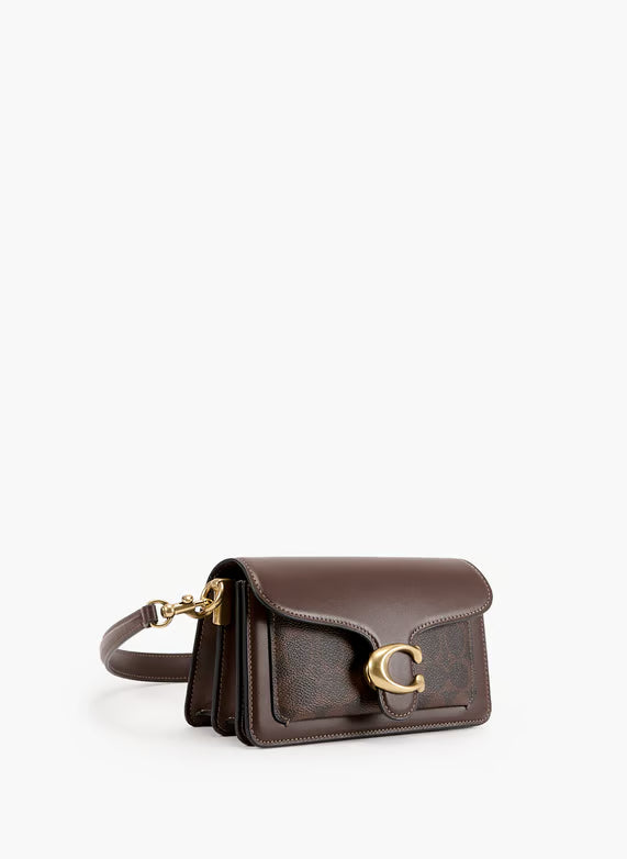Original Outlet Coach Tabby Chain Clutch In Signature Canvas