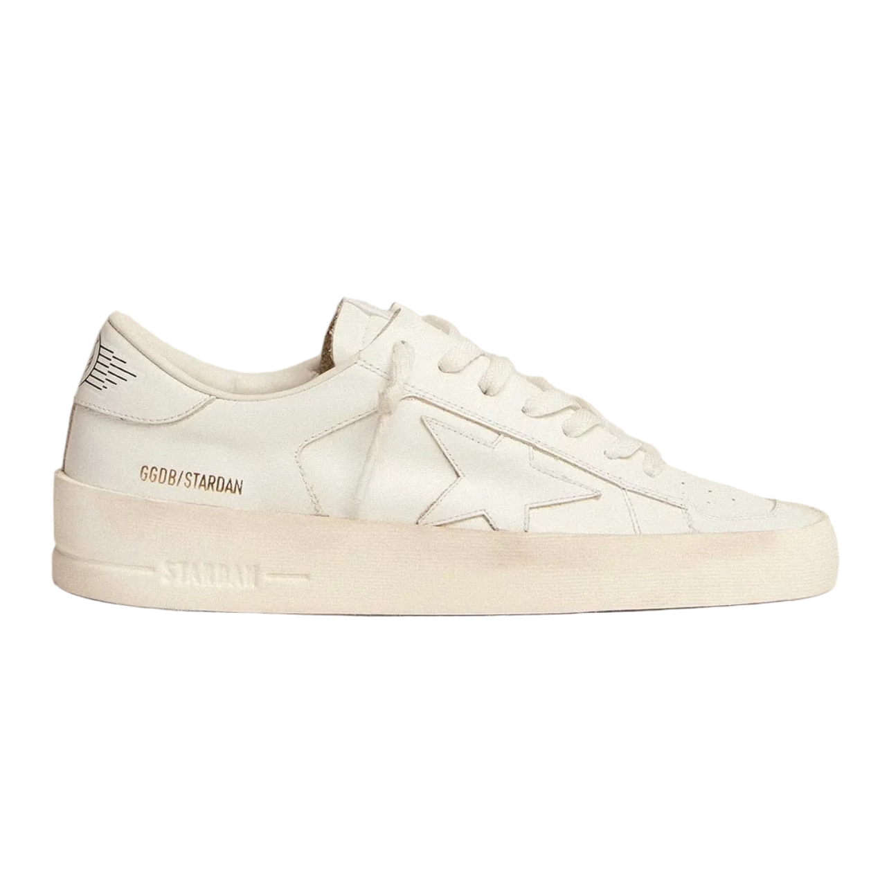 Golden Goose Super-Star Stardan in total white leather(Men's)